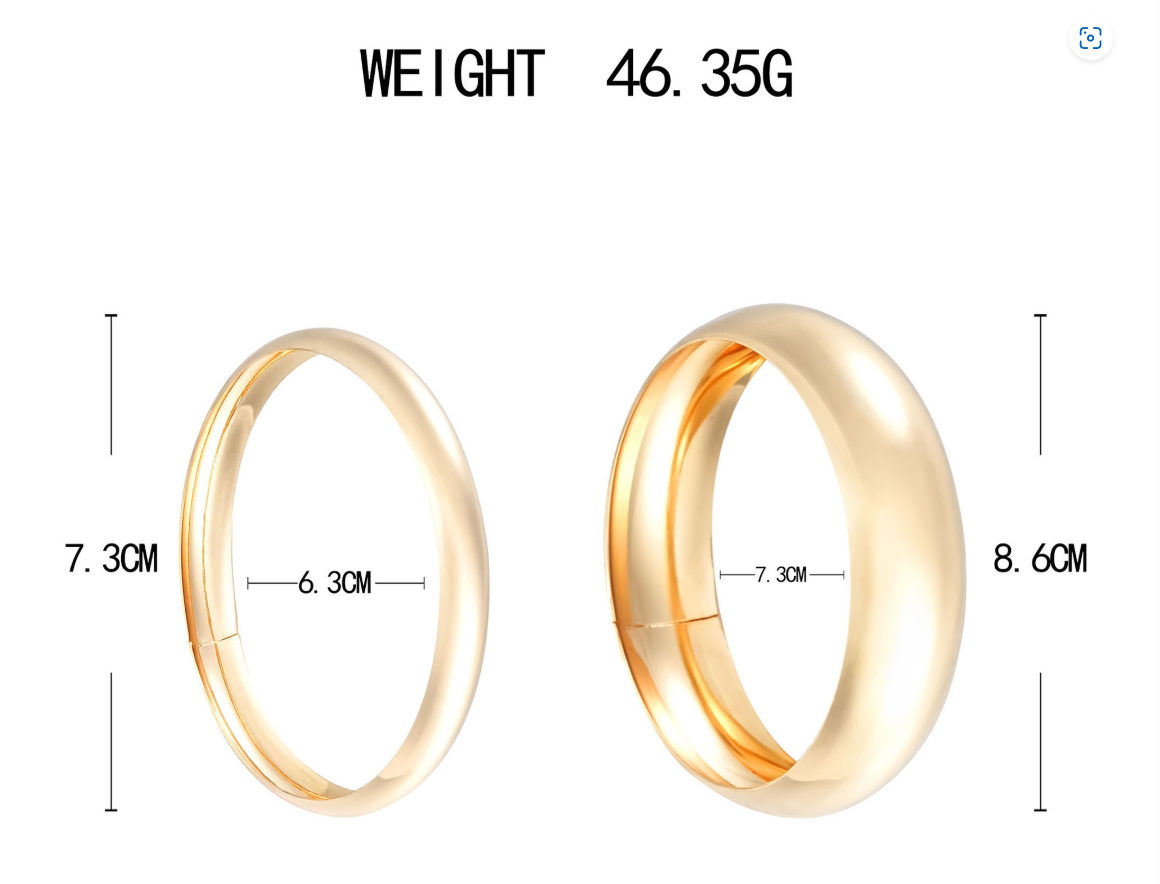 Metal Arc Ring Bracelet