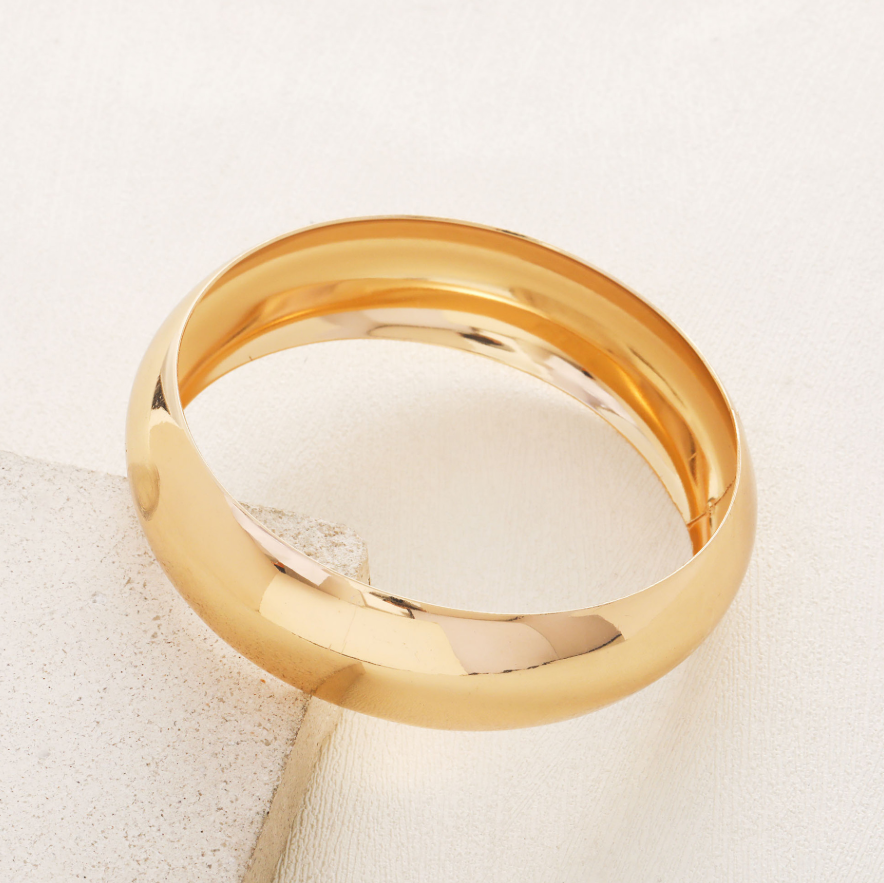 Metal Arc Ring Bracelet