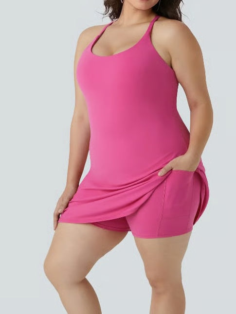 The Ultimate Tummy Control Backless Active Dress