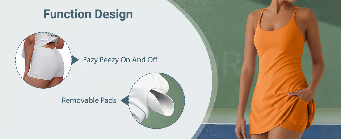 The Ultimate Tummy Control Backless Active Dress