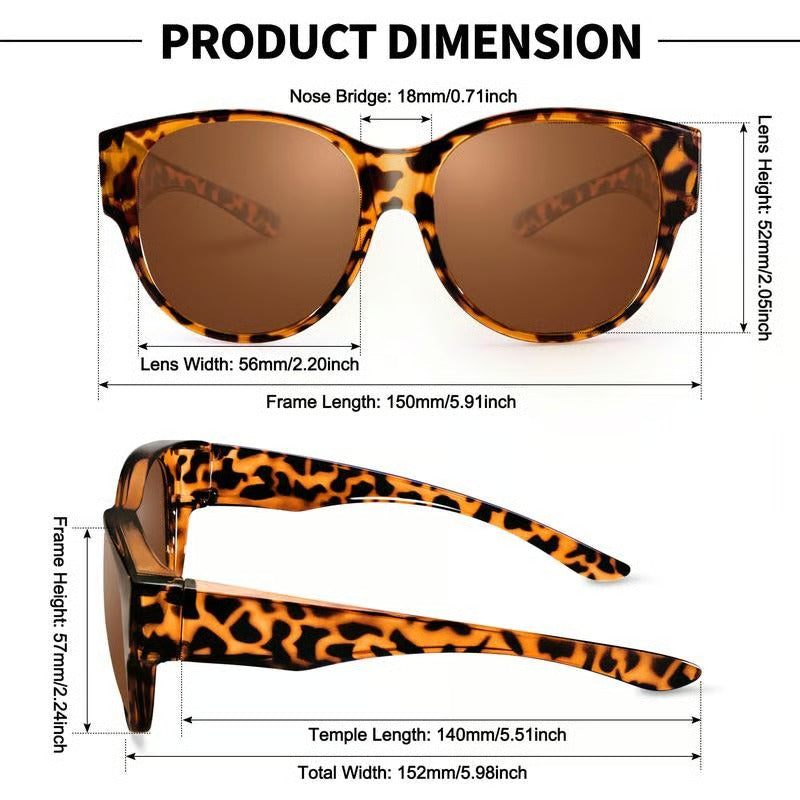Protection Fit Over Glasses Sunglasses