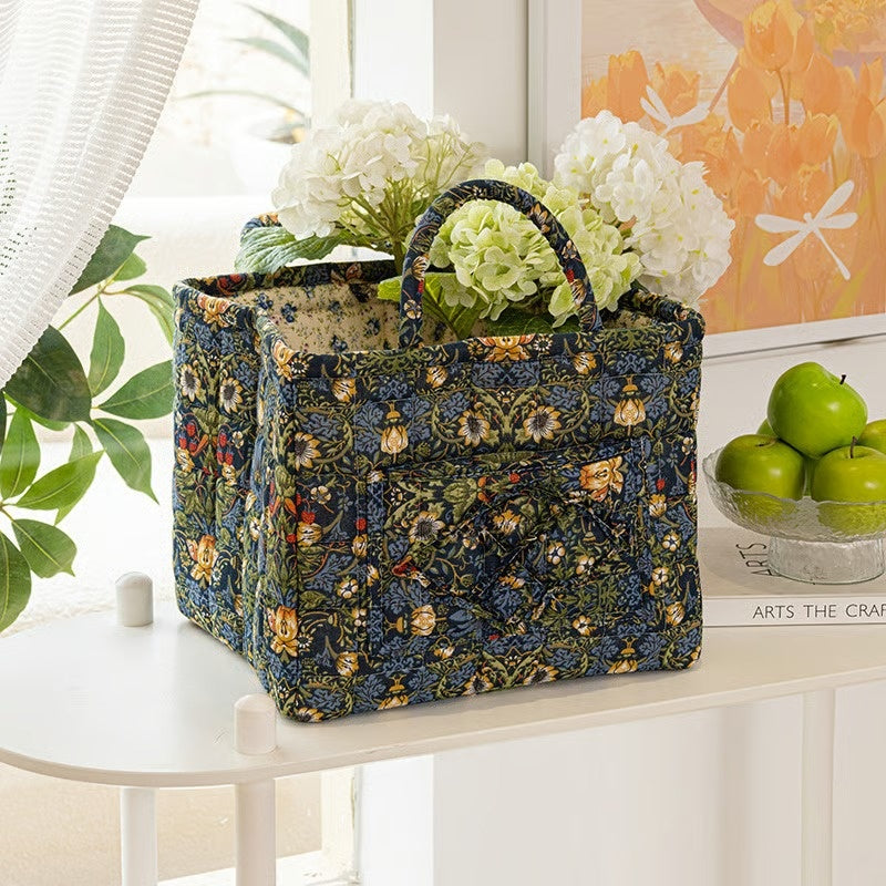Boho Fabric Storage Basket