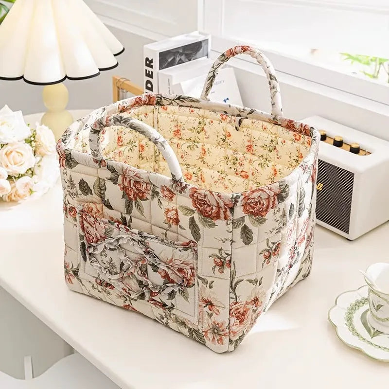 Boho Fabric Storage Basket