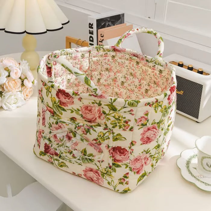 Boho Fabric Storage Basket