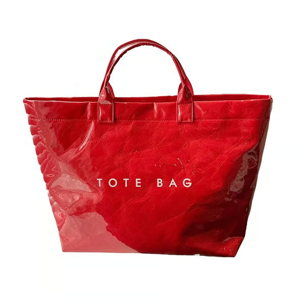 Women's Letters Print Tote Bag