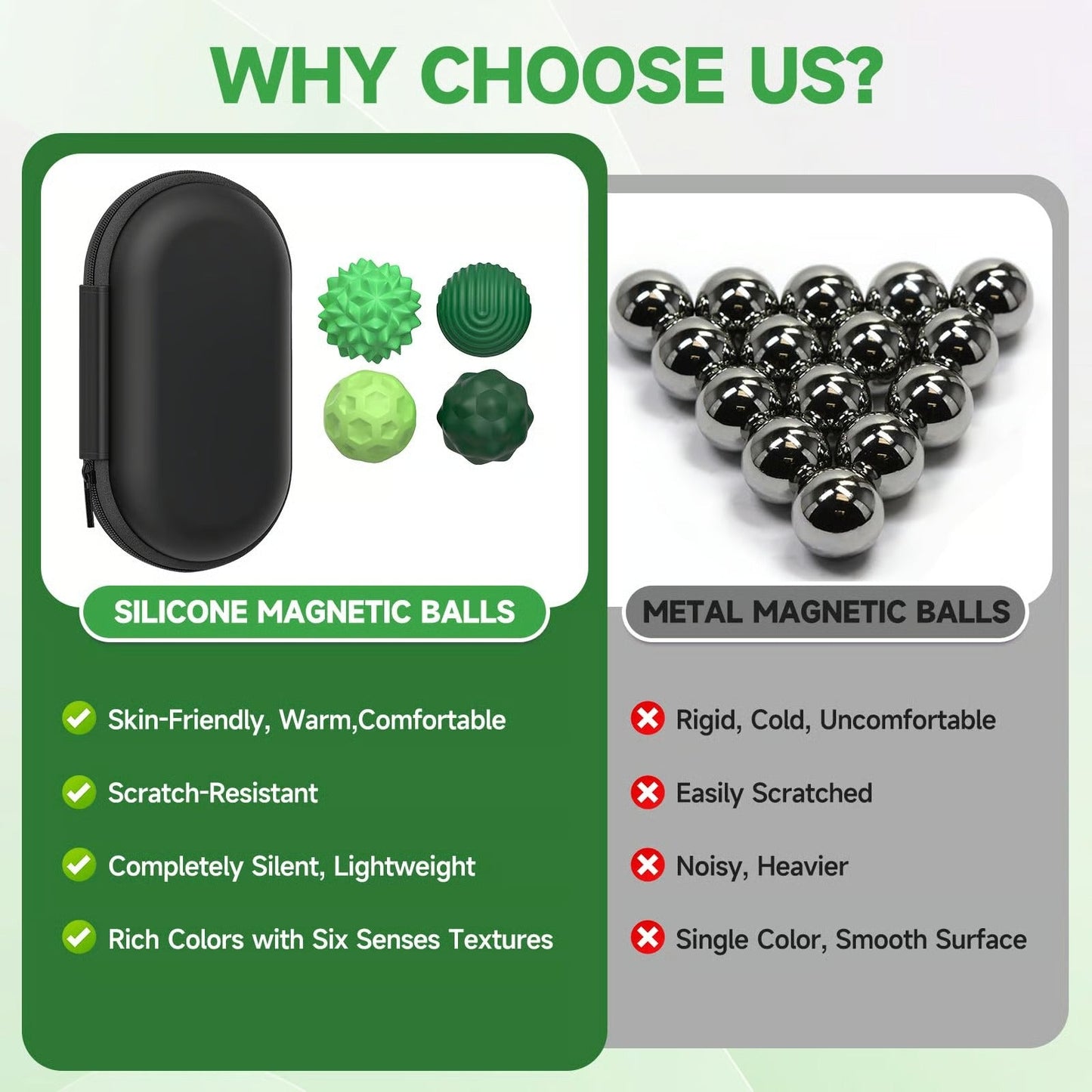 Magnetic Sensory Fidget Ball Toy
