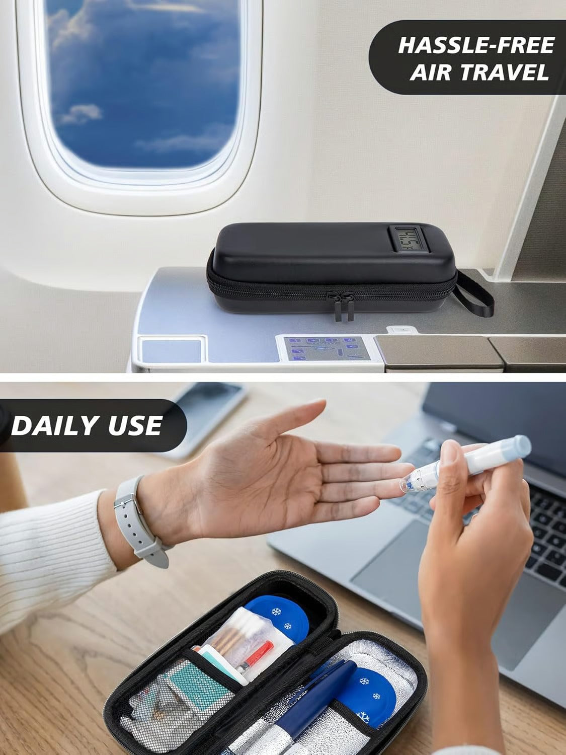 Insulin Cooler Travel Case With Temperature Display