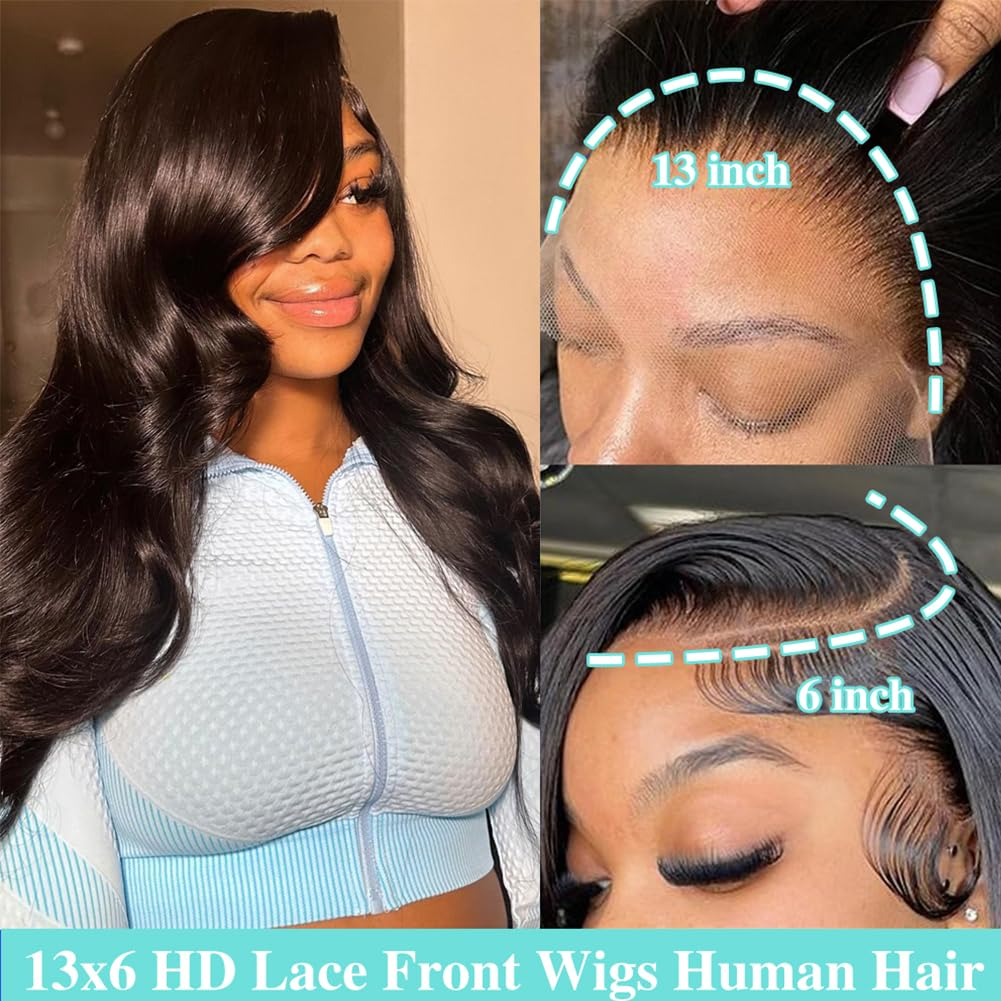 Highlight Balayage Lace Front Wig Human Hair