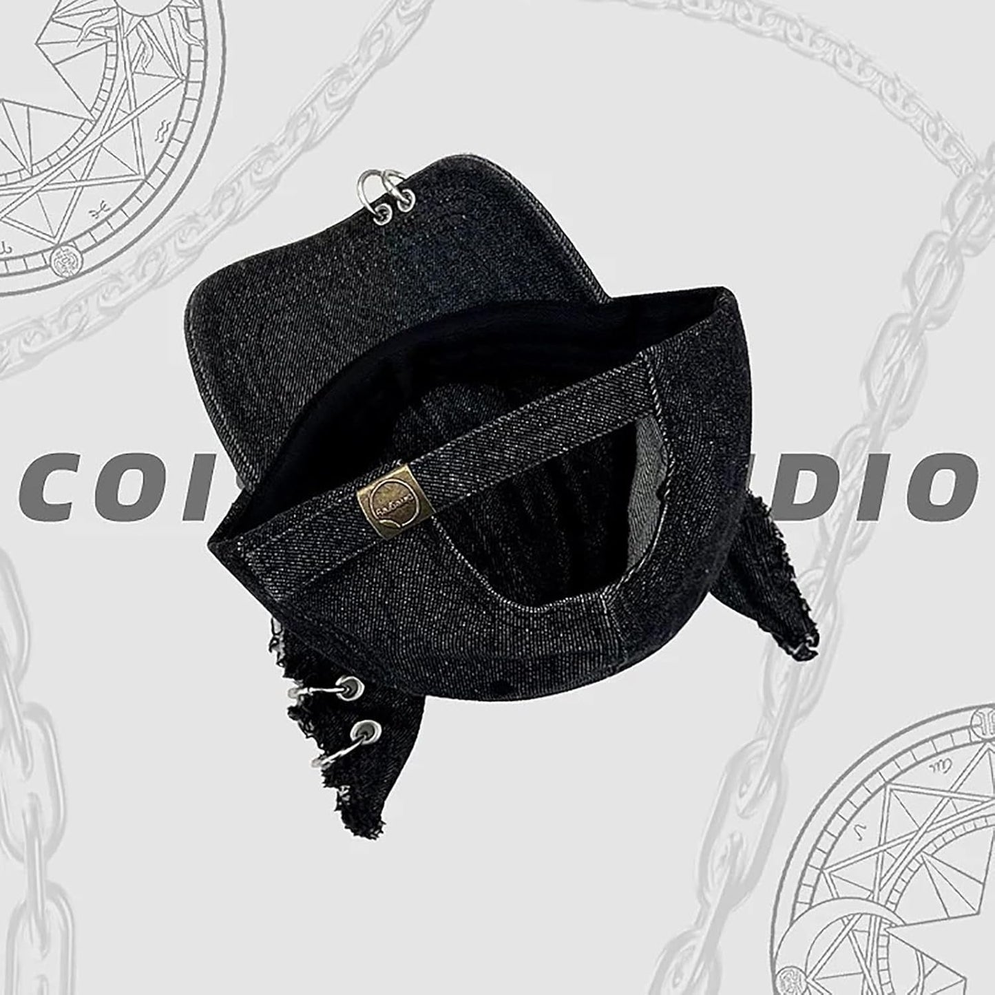 Distressed Rabbit Ear Baseball Cap