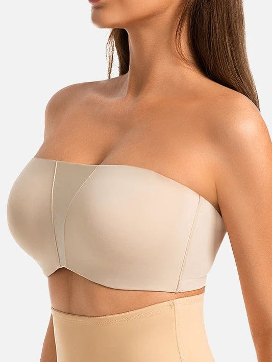 Stropless Anti-Slip Full Overage Headband Bra