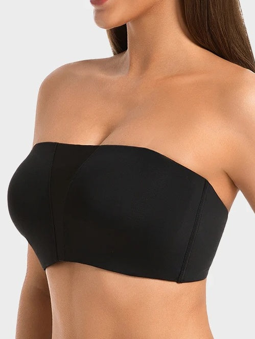 Stropless Anti-Slip Full Overage Headband Bra