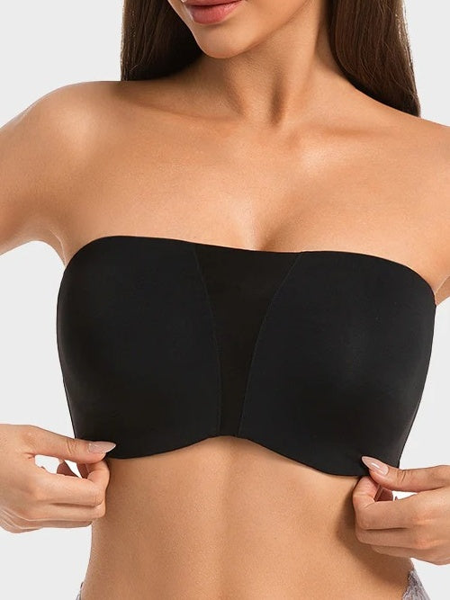 Stropless Anti-Slip Full Overage Headband Bra