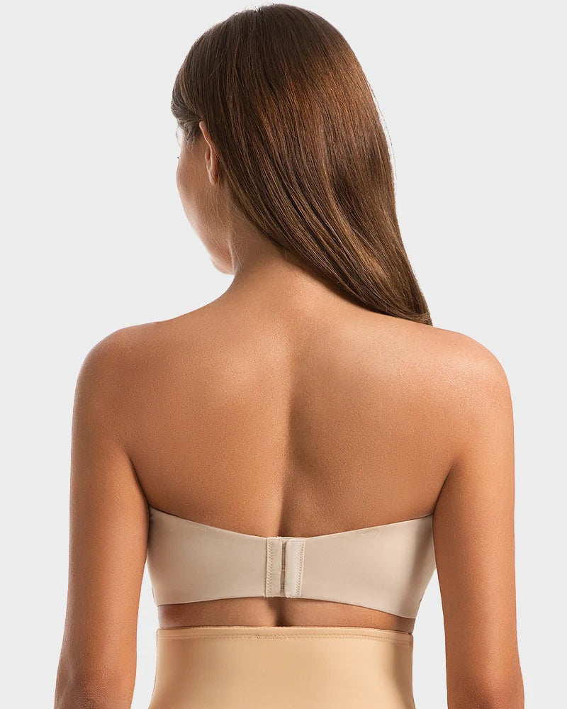 Stropless Anti-Slip Full Overage Headband Bra