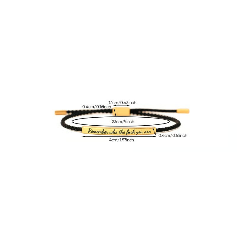 Braided Adjustable Inspire Bracelet