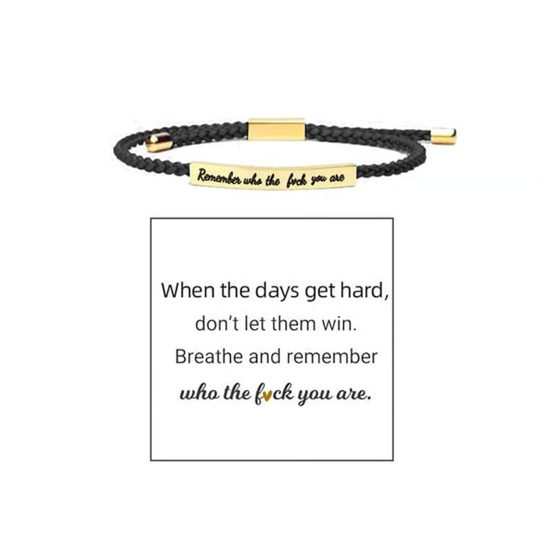 Braided Adjustable Inspire Bracelet