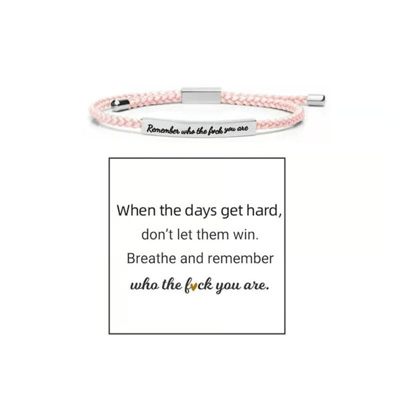 Braided Adjustable Inspire Bracelet