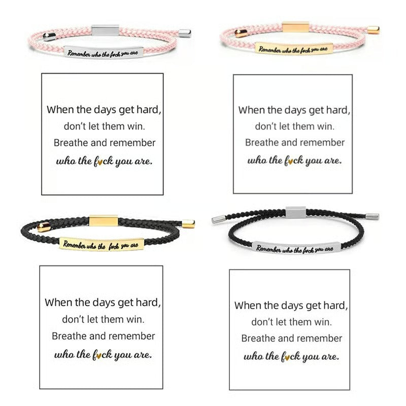 Braided Adjustable Inspire Bracelet