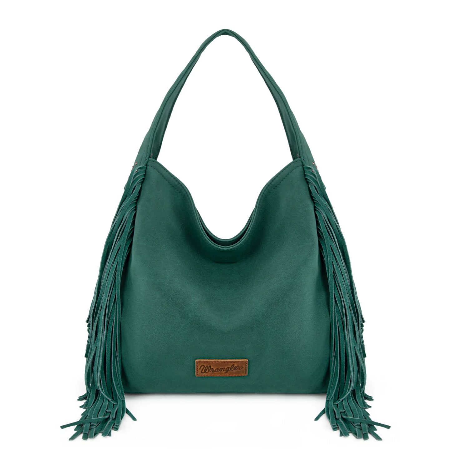 Vegan Suede Tassel Hippie Crossbody Bag