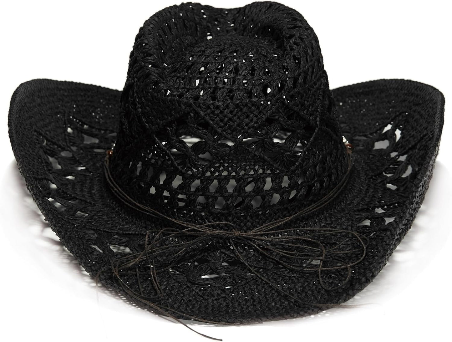 Raffia Straw Western Cowboy Cowgirl Hat
