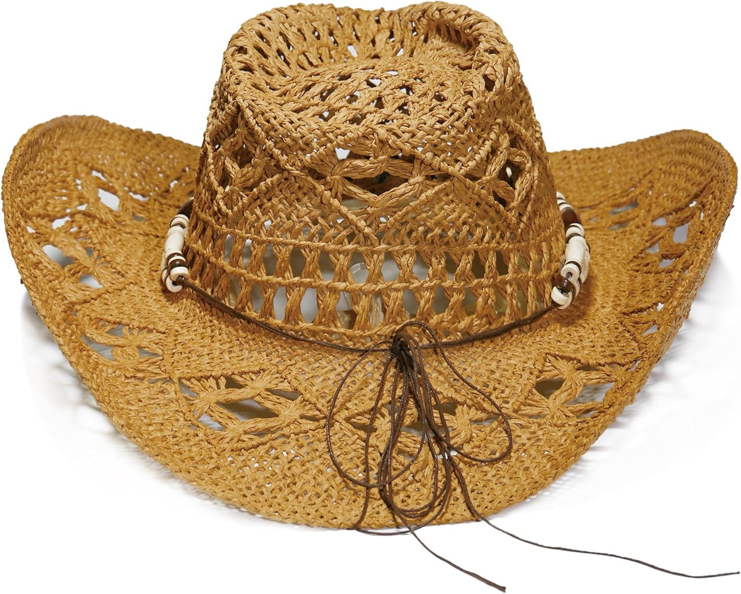 Raffia Straw Western Cowboy Cowgirl Hat