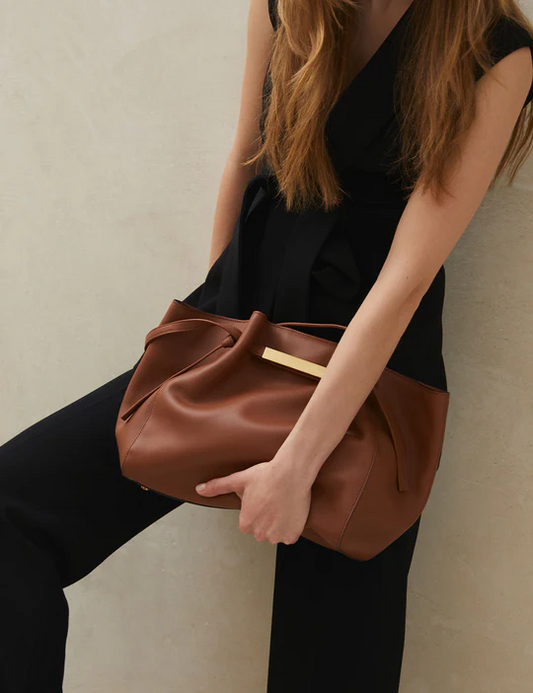 Spanish Leathers Brown Shopper Bag