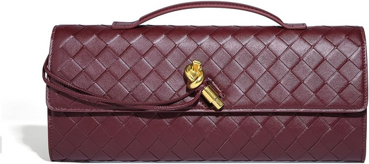 Trendy Woven Evening Clutch Purses For Women Evening Bags