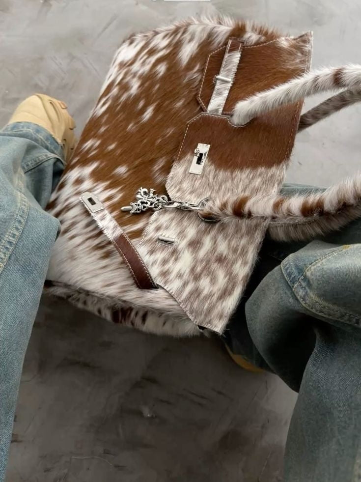 The Cowhide Leather Bag