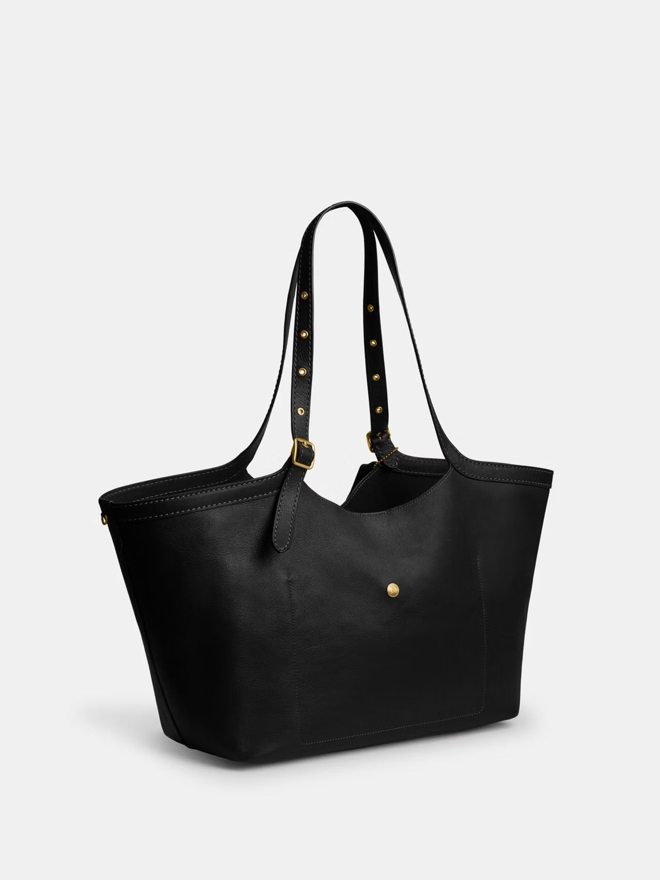 Grain Leather Tote Bag