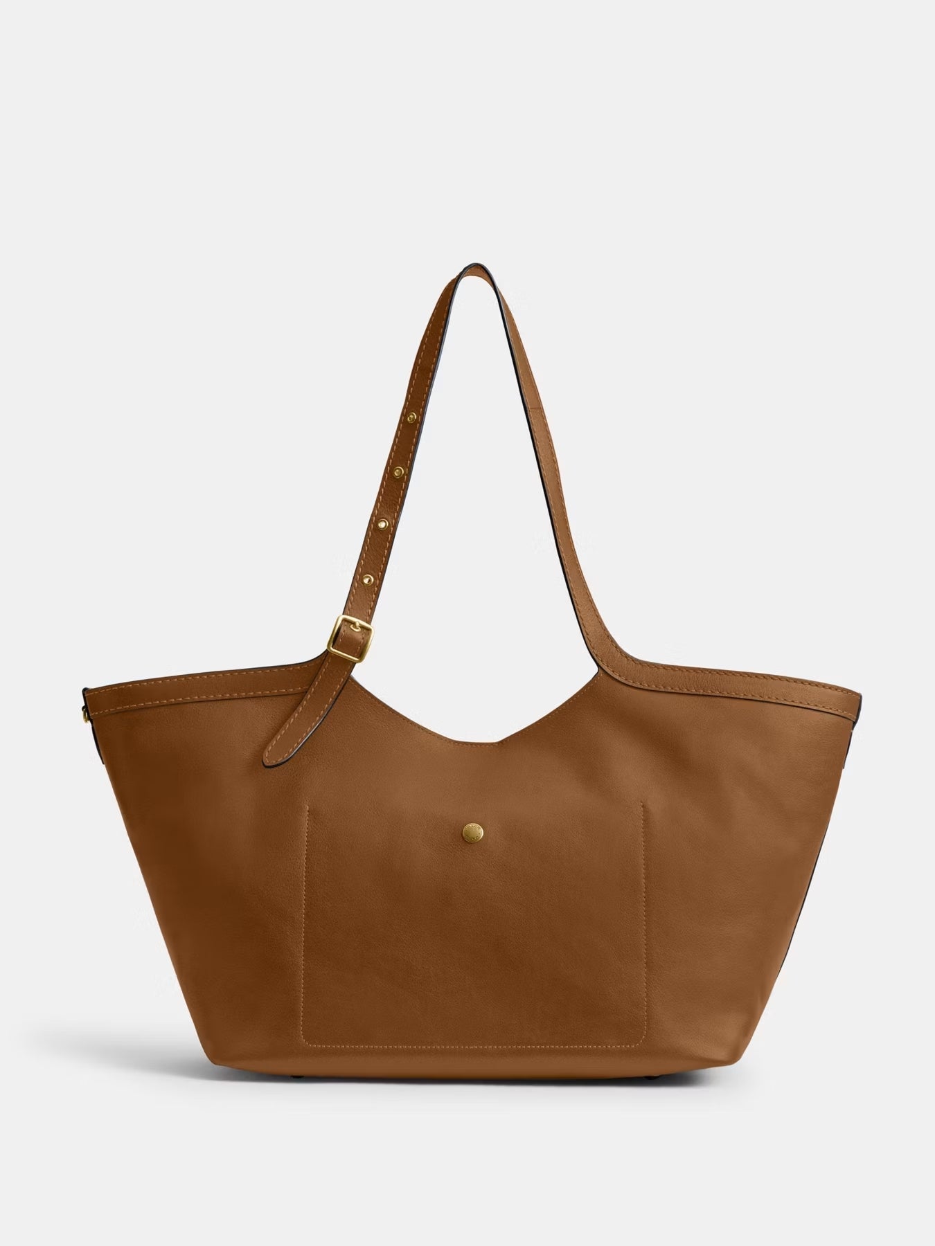 Grain Leather Tote Bag