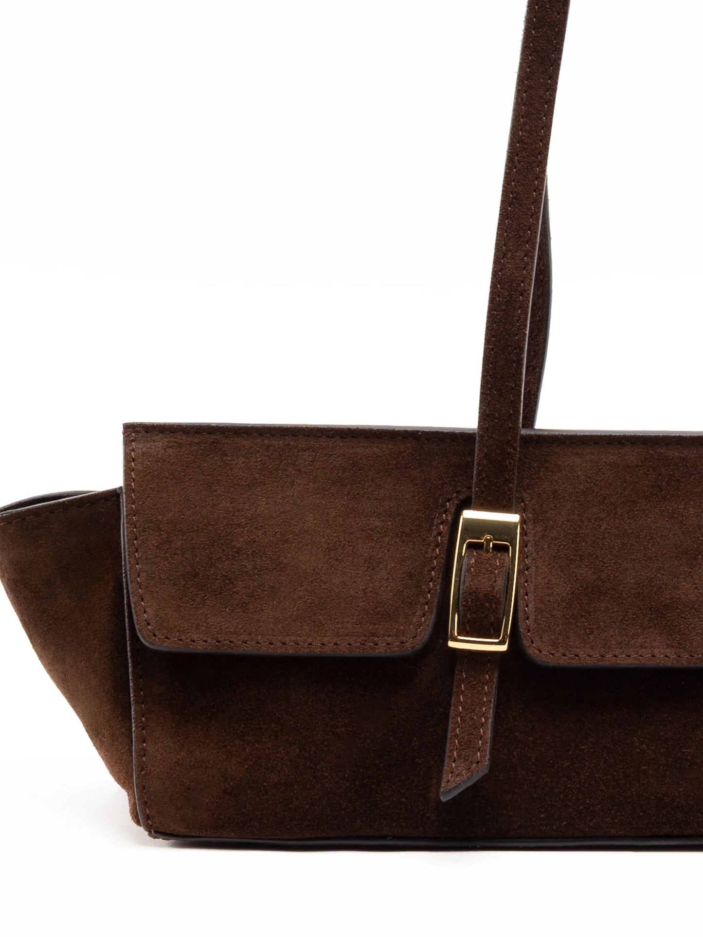 Suede & Leather Large Capacity Handbag Shoulder Bag