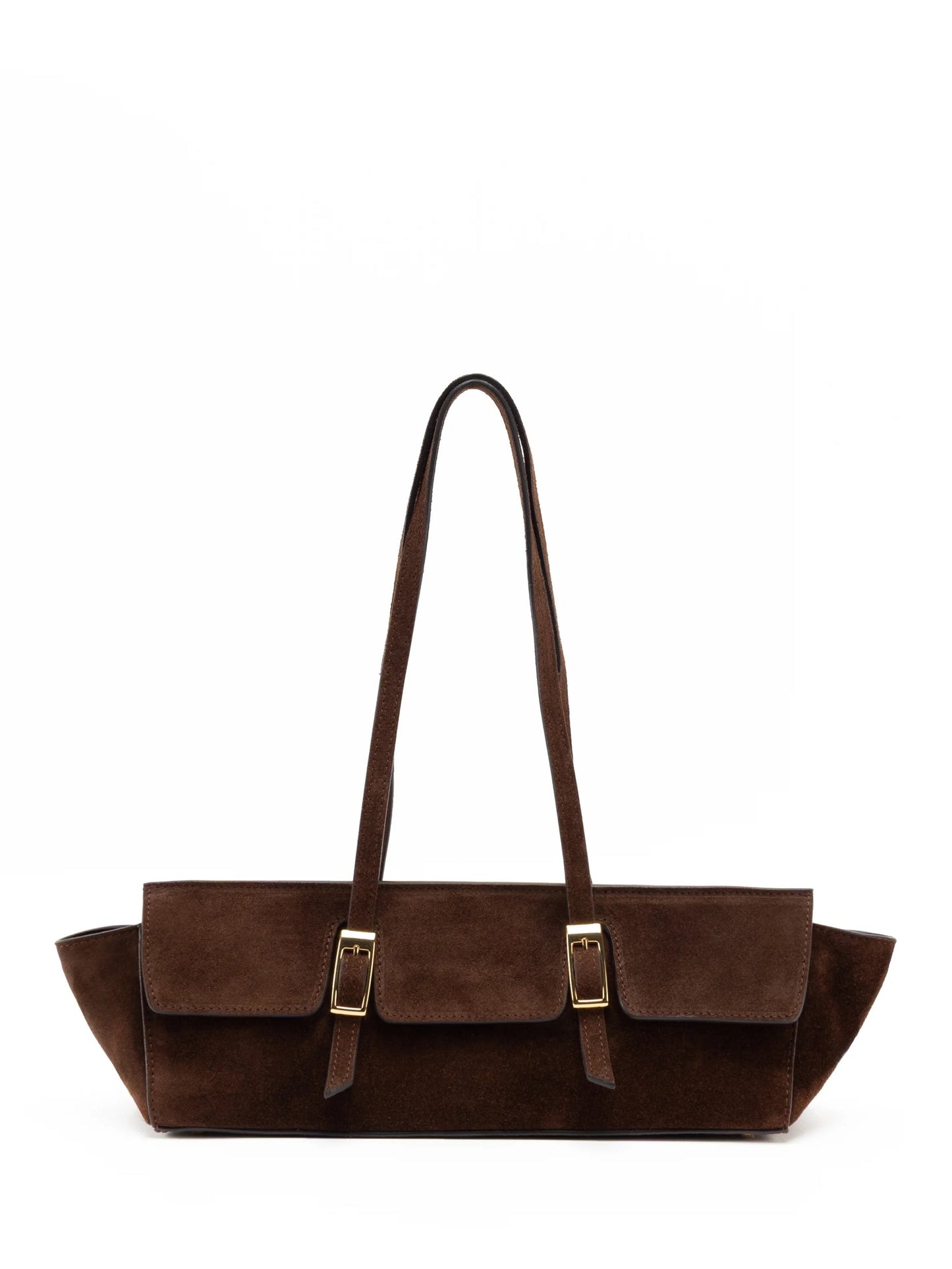 Suede & Leather Large Capacity Handbag Shoulder Bag