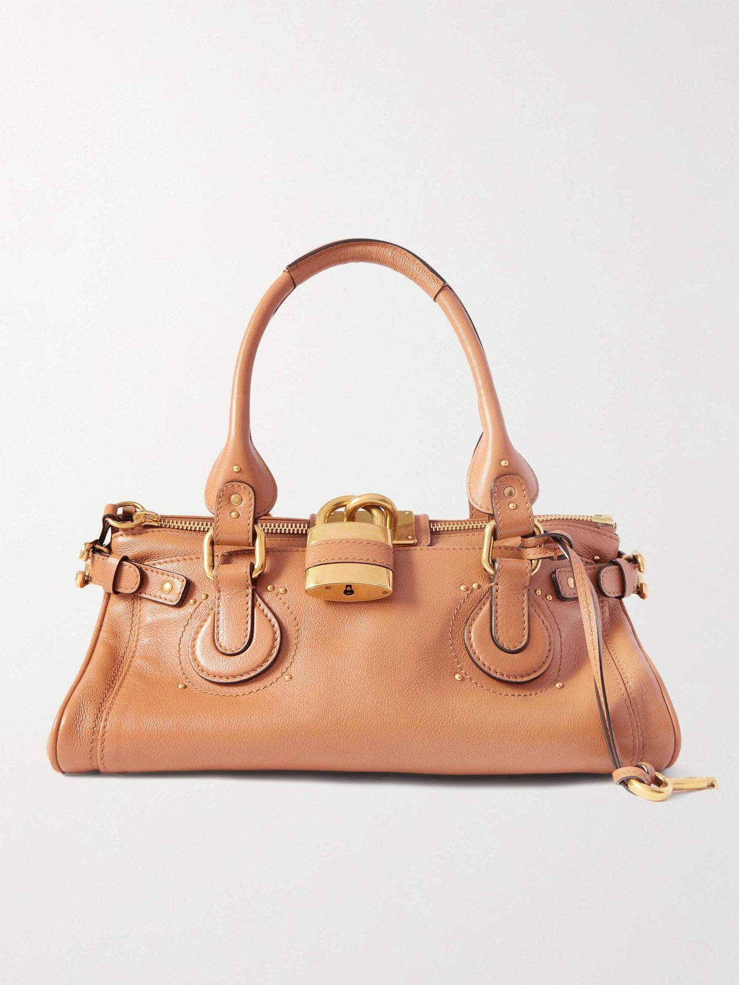 Embellished Leather Tote