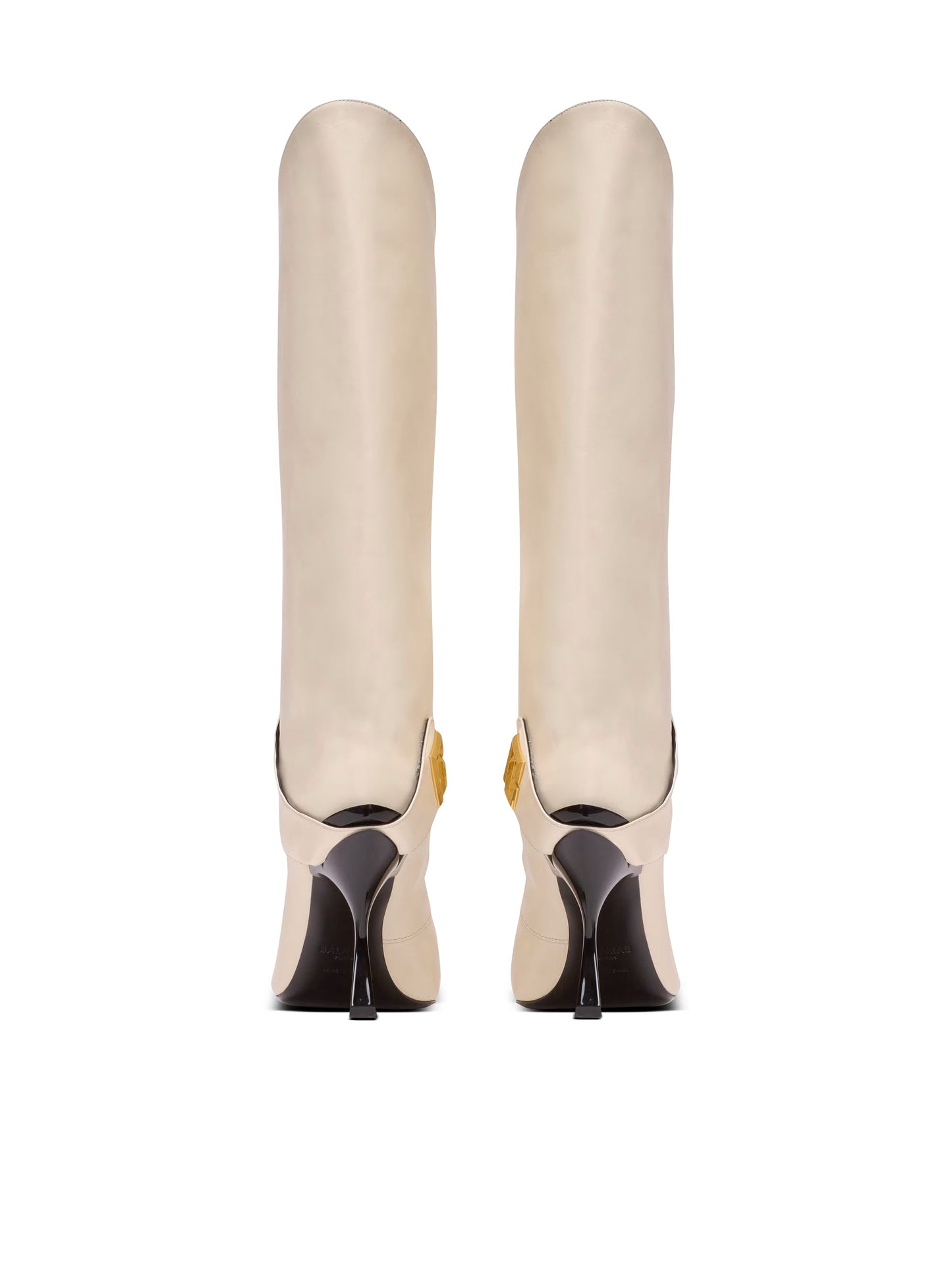 Twist Heeled Leather Boots
