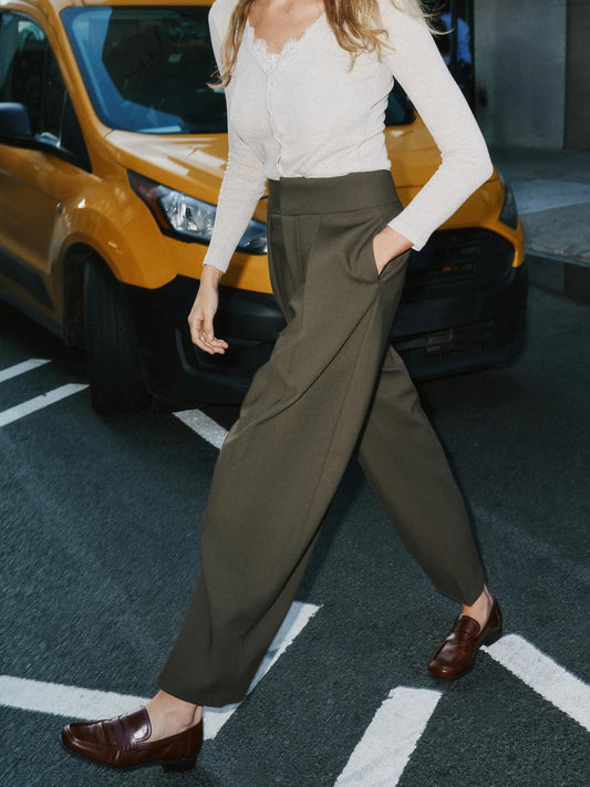 PLEATED BALLOON PANTS