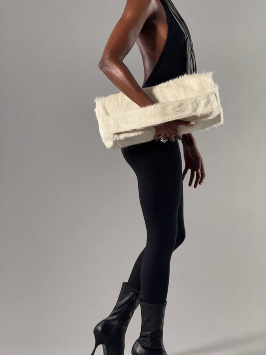 PILLOW COWHIDE CLUTCH
