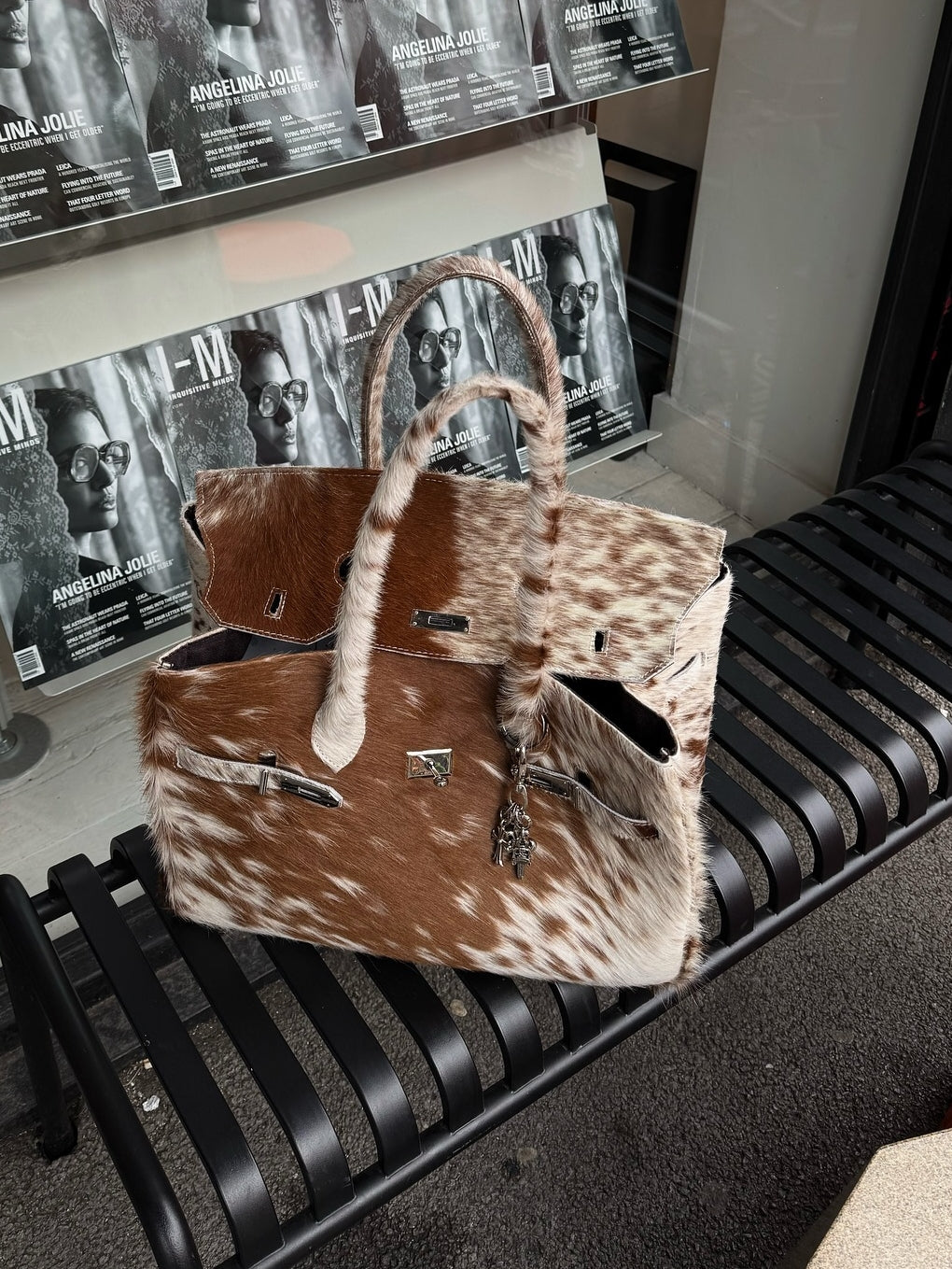 The Cowhide Leather Bag