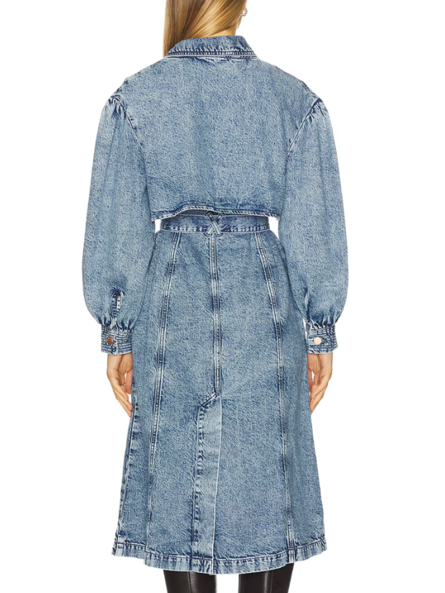 Denim Trench Coat