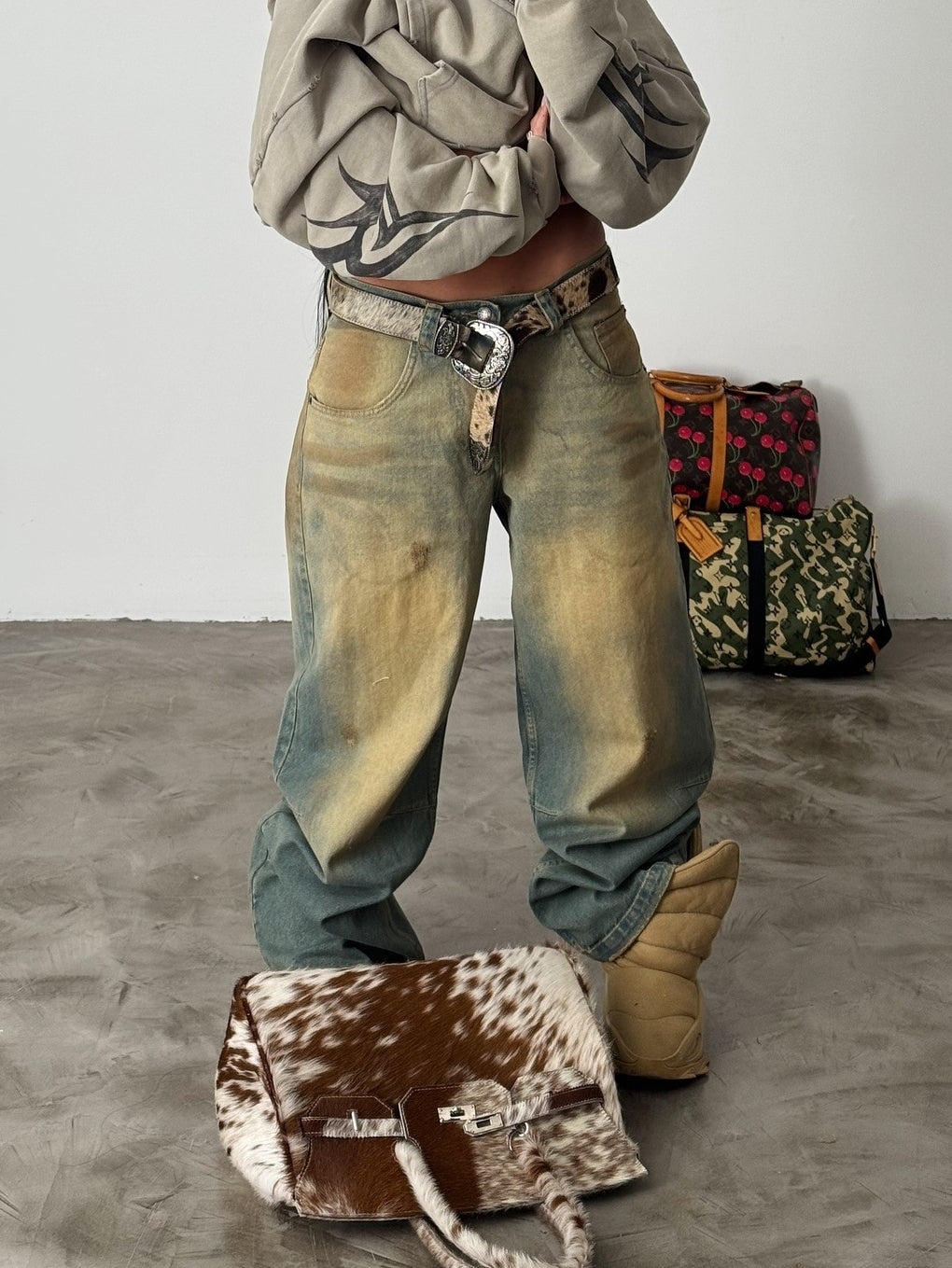 The Cowhide Leather Bag