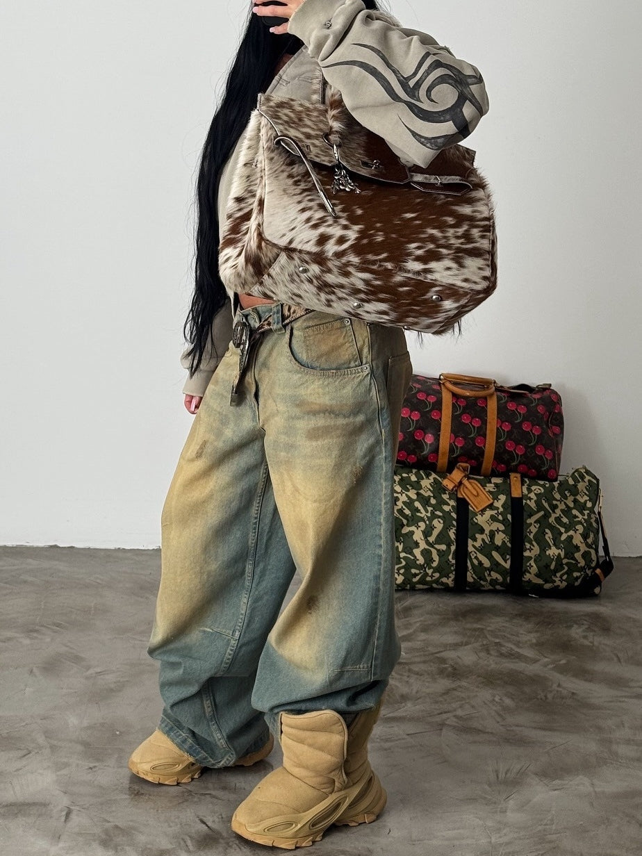 The Cowhide Leather Bag