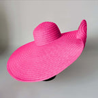 Seaside Beach Sun Hat Oversized Straw Hat