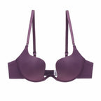 Women's Deep U Multi-Way Push Up Convertible Low Cut Plunge Bra