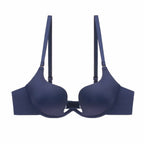 Women's Deep U Multi-Way Push Up Convertible Low Cut Plunge Bra