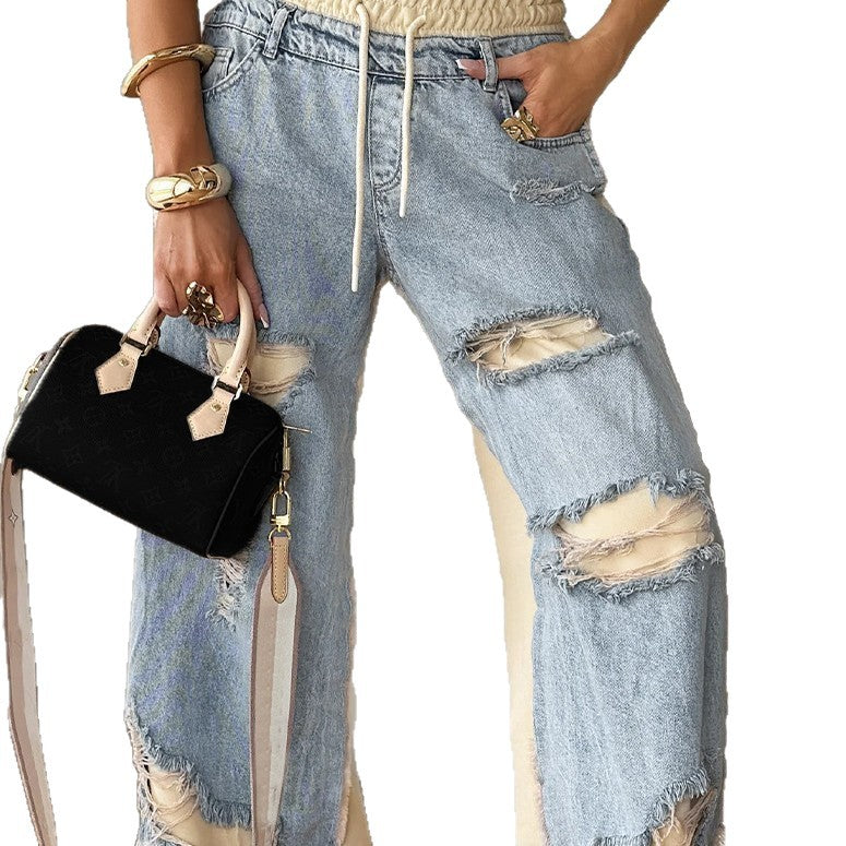 Jogger Stretchy Denim Pants