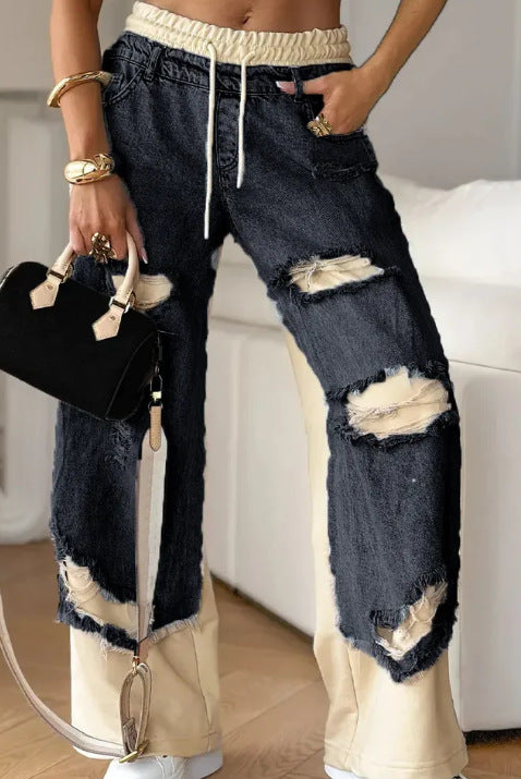 Jogger Stretchy Denim Pants