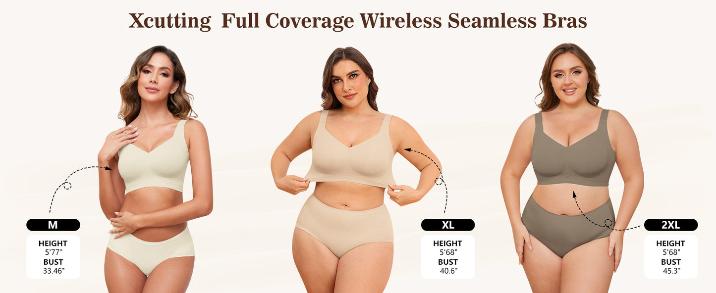 Comfortable All Cup Underwear Without Rims