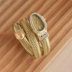 Diamond Stretch Wrap Snake Watch
