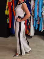 Asymmetric Sleeveless Jumpsuit