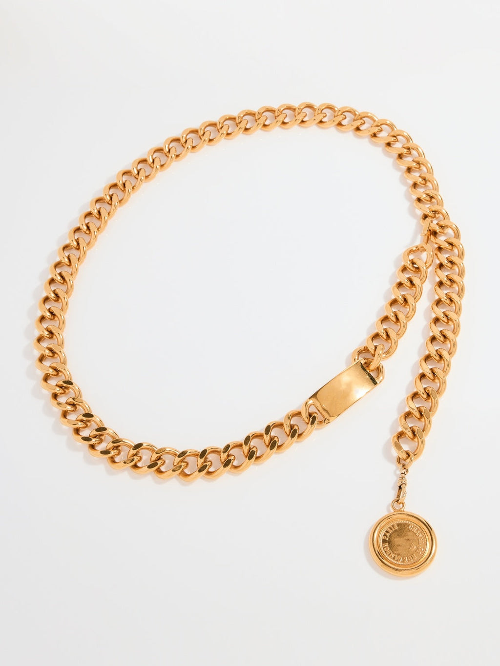 Gold Medallion Chain Belt