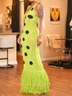 Forest Knit Maxi Dress