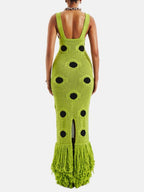 Forest Knit Maxi Dress